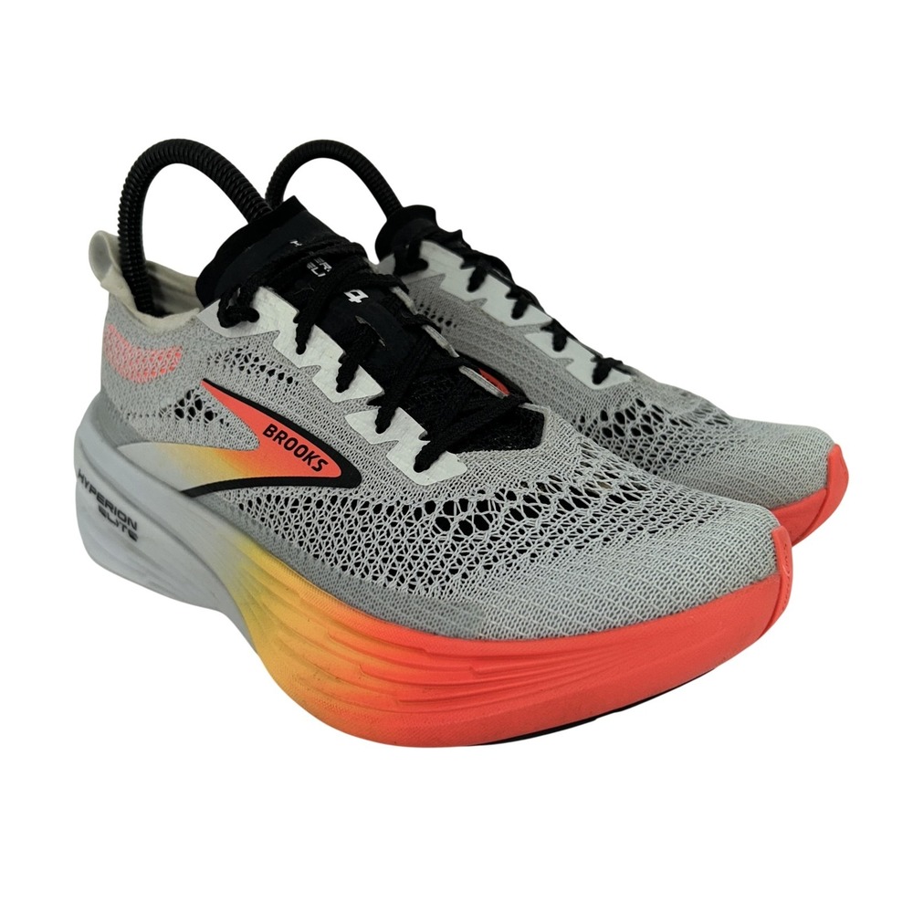 Brooks Hyperion Elite 4 Shoes Womens Size 7 Neon Track Running Racing Sneakers